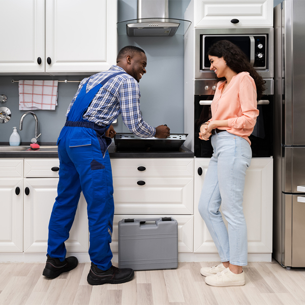 can you provide an estimate for cooktop repair before beginning any work in Hadley